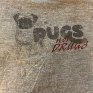 T-shirt - Pugs Not Drugs